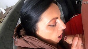 Milfycalla's Taboo Pee Shower and Farting Tease on New Jacket