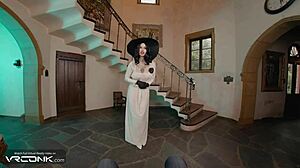 Lady Dimitrescu cosplay fucks hard?