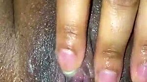 Latina Fingers Her Fat Wet Pussy to Orgasm