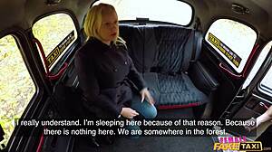 George Pounds My Pussy While Massive Tits Bounce in Taxi