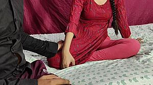 desi bhabhi caught alone for oily panty domination