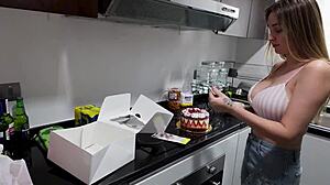 Stepson Pounds Stepmom's Ass on Birthday Doggy