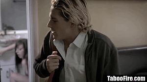 Stepsister Begs Removal of Carrot from Tight Young Ass