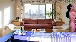 Cleaning lady strips and teases before wild sex preview