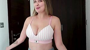 Stepson Pounds Stepmom's Ass on Birthday Doggy