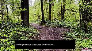 petite forest elf bargains her body to rugged traveler