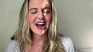 Wisconsin Tiff Bares Big Natural Tits and Ass in Backstage Casting Interview