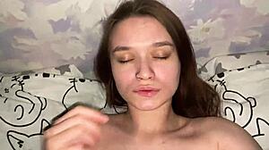 hey stepdaughter why lay in my bed begging daddy's cum in your mouth?