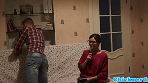 innocent spex nerd teen gets stranger missionary screw