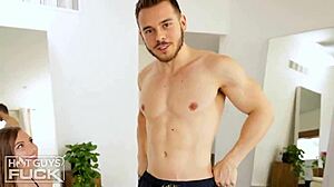 chris stevens couldnt wait no more n rode sarah lace's bound throat with his steel rod