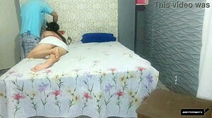 Wife Blindfolded for Boss's Monster Cock as Hubby Watches Humiliated