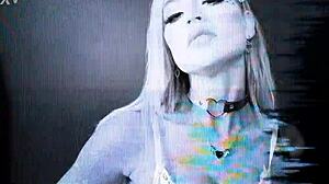 Goth Blake Blossom Stretched by Cock Doggystyle