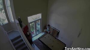 lingerie teen 18+ takes spunky facial in hd 😍💦