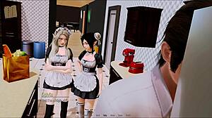 harem hotel 332... game on in this steamy suite showdown