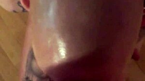 step daddy owns my skinny tattooed pussy rough between takes bts slave session