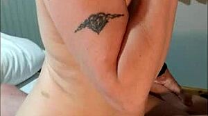 Riding Fuck Buddy While Chatting Naughty With Mummy On Phone!