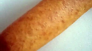 TINY SHAVED PUSSY SQUIRTS from intense HAIRLESS fingering and rough pounding action