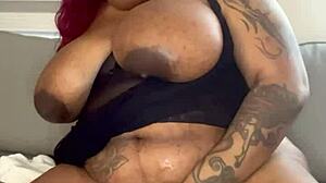 Patravontesse chubby bbw jerks big cock cumshot