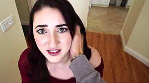 Virgin Goth Doxy's Creamy Panties Tease Gunnar Bishop POV