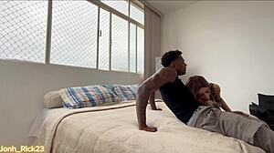 imagine this huge black cock barebacking the skinny brazilian whore's tight holes?