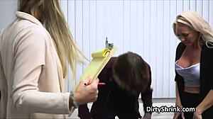 Stud Bangs Four Big Titted MILFs In Therapy