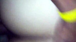 Girlfriend Bent Over for Ebony Doggystyle with Monster BBC