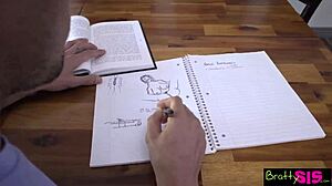 Savannah Sixx Controls Stepbro Dick Completely