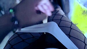 horny latina tranny sis sends accidental striptease vid?