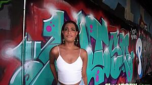 Exotic Ebony Student Begs for Thick Cum Facial POV Blast