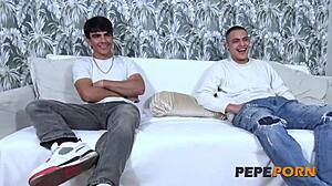 hey adela myers, ride those young guys in epic mmf threesome!