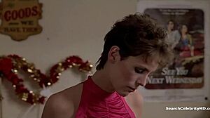Jamie Lee Curtis Topless Tease In Trading Places Scene
