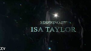 אייזה טיילור בפעם ראשונה DAP בין גזעי עם פתיחת תחת וקרם פאי