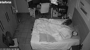 they pretend to forget the camera going crazy in bedroom ass play