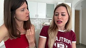 blonde lovers gina gerson and maya rose chat dirty over coffee