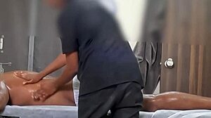 guy gets oily handjob happy ending massage parlor