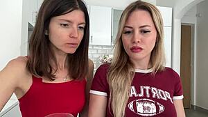 blonde lovers gina gerson and maya rose chat dirty over coffee