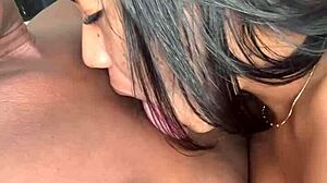 nysdel and her man lick suck puffy nipples homemade