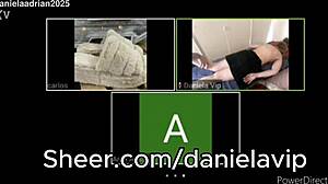 Blonde's Erotic Ass Massage Zoom Tease