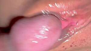Amateur Pink Pussy Closeup 269 Days After Virginity Loss