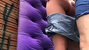 Married Ass Toyed Outdoor In Favela With Amateur Fuck Doll