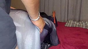 grace spidergirl's petite ass stretched and overflowing with hot anal creampie cum