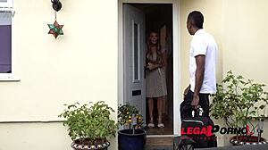 Stacey Saran yells drill my big tits ass with black monster cock