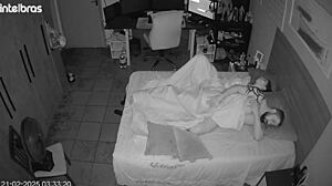 they pretend to forget the camera going crazy in bedroom ass play