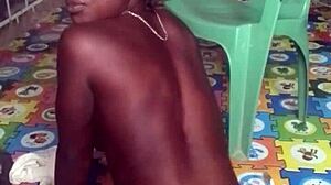 Ecstatic Crazybitch Twerks Naked Before Dildo Fucks Her Ass and Pussy Wildly