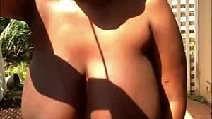 Huge Natural Boobs On Pregnant Ebony Girlfriend