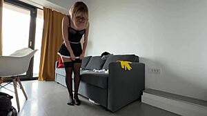 i spy maid cleaning and dream of pounding her juicy wet ass 👀💦