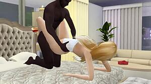 wanna see blonde wife cheat with old bbc monster on anniversary sims game