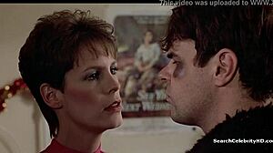 Jamie Lee Curtis Topless Tease In Trading Places Scene