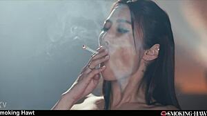 emiri smokes leather blowjob to doggystyle cumshots sexy??