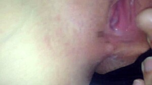 cuckold wife saves creampie cum from date on her panties...